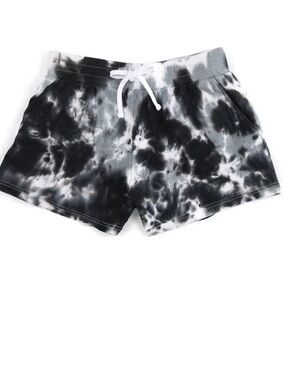 🔘Shiraleah Black & White Tie-Dye Women’s Lounge Shorts